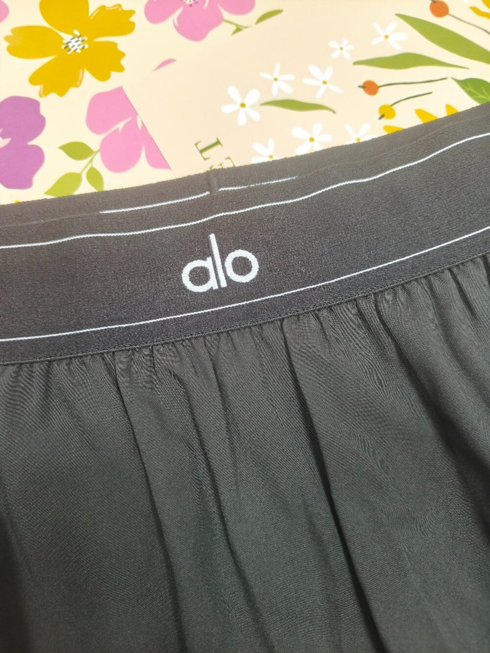 NWT Alo Yoga Black Match Point Tennis Skirt🩰(Built-in Shorts) Fast shipping🚚 - Picture 6 of 7